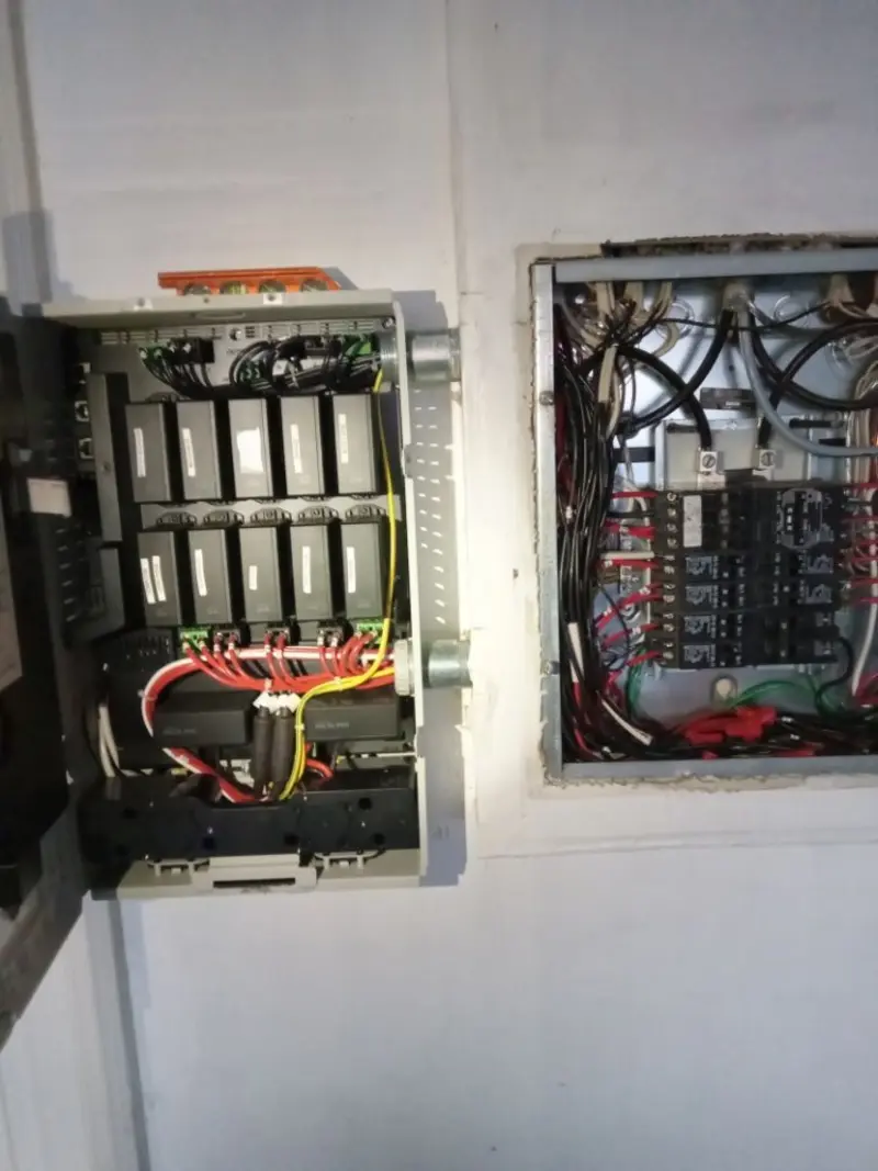 Electrical panel upgrade completed for Indoor Lighting Installation in Piedmont